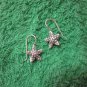 Hill Tribe Fine Sterling Silver Earrings Small Hook Dots Star Ocean Memorial