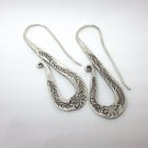Fine Silver Earrings HillTribe Orecchini серьги Frizzle Sticks 166024