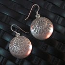 Silver Earrings Hill Tribe Handcraft Ethnic Tribal Dome Shape er046