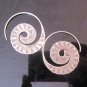 Hill Tribe Fine 925 Sterling Silver Earrings Spiral Round Hook Fancy 2018Fashion