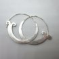Fine Silver Earrings HillTribe Orecchini &Ntilde;�&ETH;&micro;&Ntilde;�&Ntilde;�&ETH;&sup3;&ETH;&cedil; Middle Hoops 166023