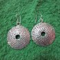 Hill Tribe Earrings Pure Silver Handcrafted Artisan Round Tribal Dots er059