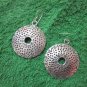 Hill Tribe Earrings Pure Silver Handcrafted Artisan Round Tribal Dots er059