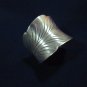 Fine Silver Rings HILLTRIBE Ethno Anello Argento Classic Feather Band Ring 56040