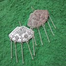 Hill Tribe Earrings Pure Silver Handcrafted Artisan Thai Karen Chandelier er069