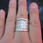 Fine Silver Rings HILL TRIBE Ethno Anello Argento Classic Tribal Weaves 56057