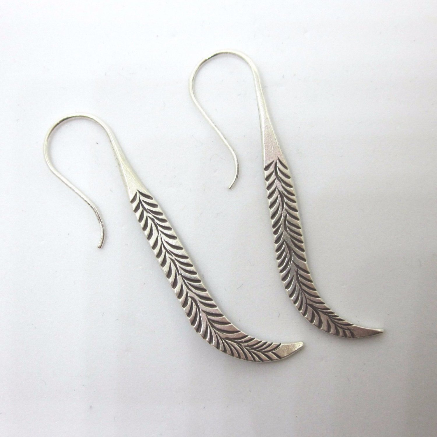 Fine Silver Earrings HillTribe Orecchini &Ntilde;�&ETH;&micro;&Ntilde;�&Ntilde;�&ETH;&sup3;&ETH;&cedil; Luck Wand 166016