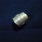 Fine Silver Rings HILLTRIBE Ethno Anello Argento Spiral Hammered Dome Ring 56035