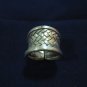 Fine Silver Rings Solid Sterling Ethno Anello Argento Welle Weaves Karen 56031