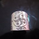Fine Silver Rings HILL TRIBE Ethno Anello Argento Wind Wheels Typhoon 56061