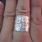 Fine Silver Rings HILL TRIBE Ethno Anello Argento Wind Wheels Typhoon 56061