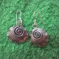 Hill Tribe Earrings Pure Silver Handcrafted Artisan Crown Spiral Round er055