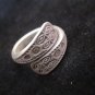 Fine Silver Jewelry Rings Ethno Anello Argento Adjustable Twists Band Ring 46012