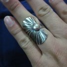 Fine Silver Rings Solid Sterling Ethno Anello Argento Womens Jewelry Retro 56033