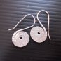 Hill Tribe Fine Sterling Silver Charming Deluxe Vintage Hook Earrings Orecchini