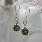 Hill Tribe Fine Sterling Silver Earrings Small Dangle Vintage Cowboy Star Hangin