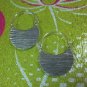 Hill Tribe Fine 925 Sterling Silver Earrings Huggie Hoop Tribal Scratch Jewelry