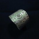 Fine Silver Rings Solid Sterling Ethno Anello Argento Karen Styles Engrave 56032