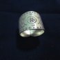 Fine Silver Rings Solid Sterling Ethno Anello Argento Karen Styles Engrave 56032