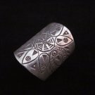 Fine Silver Rings Jewelry Ethno Anello Argento Adjustable Yin Yang Engraved 4601