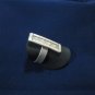 Fine Silver Rings Authentic Ethno Anello Argento Hill Tribe Solid Weave Tag Band