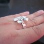 Fine Silver Rings HILLTRIBE Ethno Anello Argento Pedals Flower Tribal Hips 56064