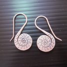 Hill Tribe Fine Sterling Silver Tribal Ethnic Vintage Hook Earrings Orecchini