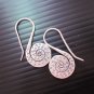 Hill Tribe Fine Sterling Silver Tribal Ethnic Vintage Hook Earrings Orecchini