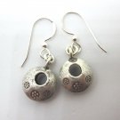 Fine Silver Earrings HillTribe Orecchini серьги Round Bohemien 16605