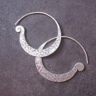 Earrings Hill Tribe Fine Silver Round Hoop Engrave New 2018 Collection Jewelry Earrings Hill Tribe Fine Silver Round Hoop Engrave New 2018 Collection Jewelry