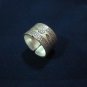 Fine Silver Rings HILLTRIBE Ethno Anello Argento Classic Fish Engrave Band 56044