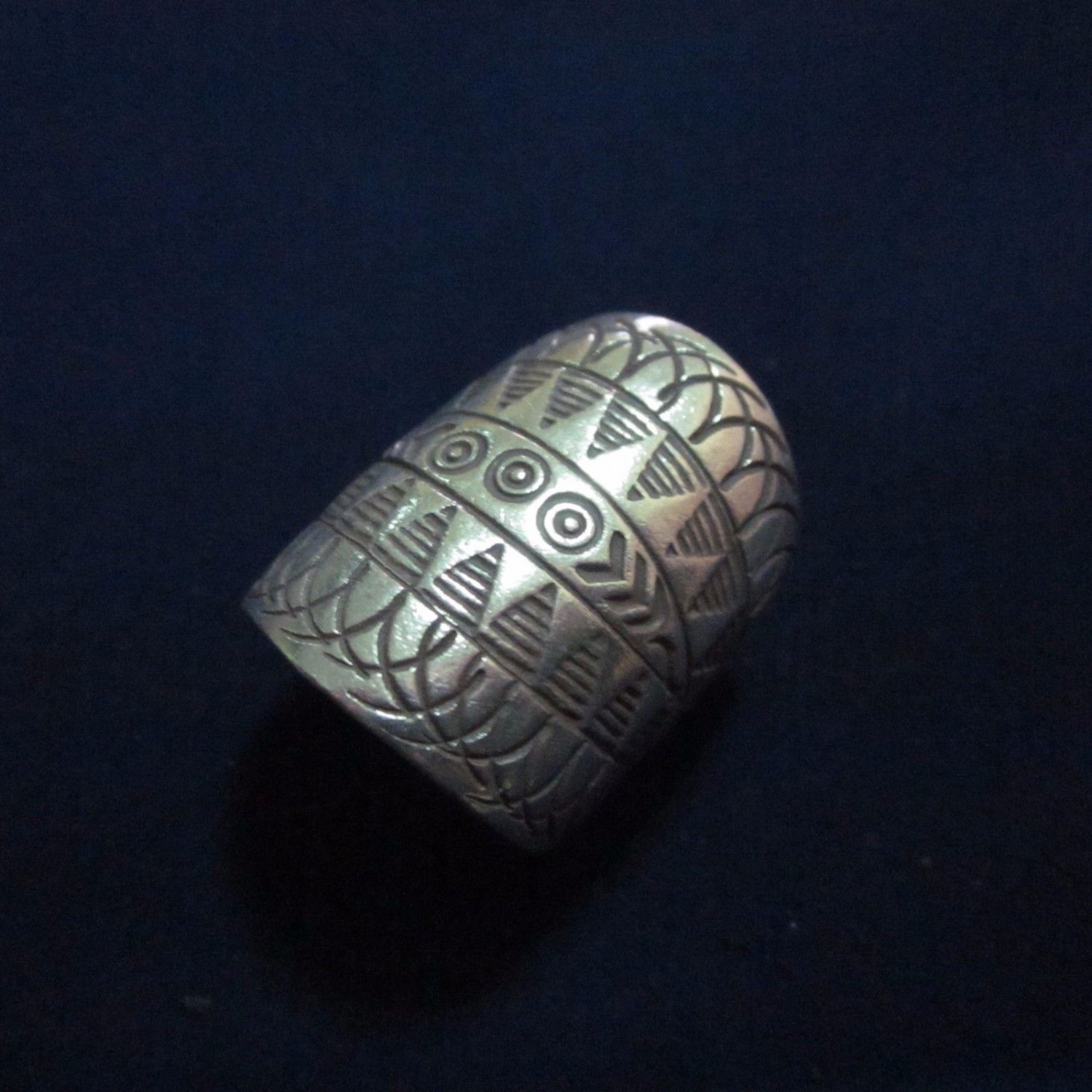 Fine Silver Rings HILLTRIBE Ethno Anello Argento Classic Jungle Dome Style 56039