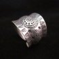 Fine Silver Jewelry Rings Ethno Anello Argento Adjustable BOHO Fancy Bump 46020