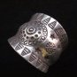 Fine Silver Jewelry Rings Ethno Anello Argento Adjustable BOHO Fancy Bump 46020