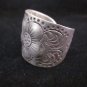 Fine Silver Jewelry Rings Ethno Anello Argento Adjustable Sakura Flowers 46018