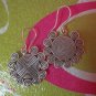Hill Tribe Fine 925 Sterling Silver Earrings Filigree Swirl Spiral Mandara Aznec