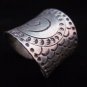 Fine Silver Rings Jewelry Ethno Anello Argento Adjustable Spiral Scale 4604