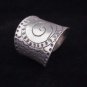 Fine Silver Rings Jewelry Ethno Anello Argento Adjustable Spiral Scale 4604
