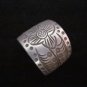 Fine Silver Jewelry Rings Ethno Anello Argento Adjustable Cosmos Band 46017