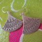 Hill Tribe Fine 925 Sterling Silver Earrings Bohemian style Hippie Boho chic