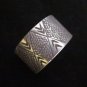 Fine Silver Jewelry Rings Ethno Anello Argento Adjustable BOHO Circus Band 46019