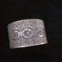 Fine Silver Jewelry Rings Ethno Anello Argento Adjustable Viking Band 46010