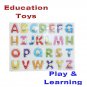 Wooden Learning Educational Developmental Children Kids Toys Puzzle Alphabet ABC