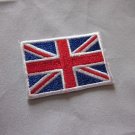 Iron-on Sewing Patch Embroidered Emblem Cloth Applique UK United Kingdom Flag