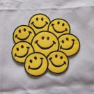 Iron on Sewing Patch Embroidered Emblem Cloth Applique Many Yellow Smiley Faces Iron on Sewing Patch Embroidered Emblem Cloth Applique Many Yellow Smiley Faces