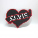 Iron On Patches Clothes Embroidered Badges Sewing DIY Elvis Fans clubs Heart Iron On Patches Clothes Embroidered Badges Sewing DIY Elvis Fans clubs Heart
