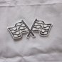 Iron-on Sewing Patch Embroidered Emblem Cloth Applique Biker Racing Flags Club