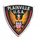 Iron-on Sewing Patch Embroidered Emblem Applique Plainville USA Sheriff Police Iron-on Sewing Patch Embroidered Emblem Applique Plainville USA Sheriff Police