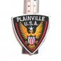 Iron-on Sewing Patch Embroidered Emblem Applique Plainville USA Sheriff Police