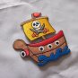 Iron-on Sewing Patch Embroidered Emblem Cloth Applique Pirates Ship One Pieces